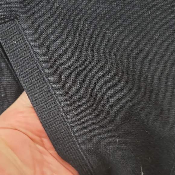 Faconnable Black Full Zip-Up Sweater Cotton - Picture 2 of 5